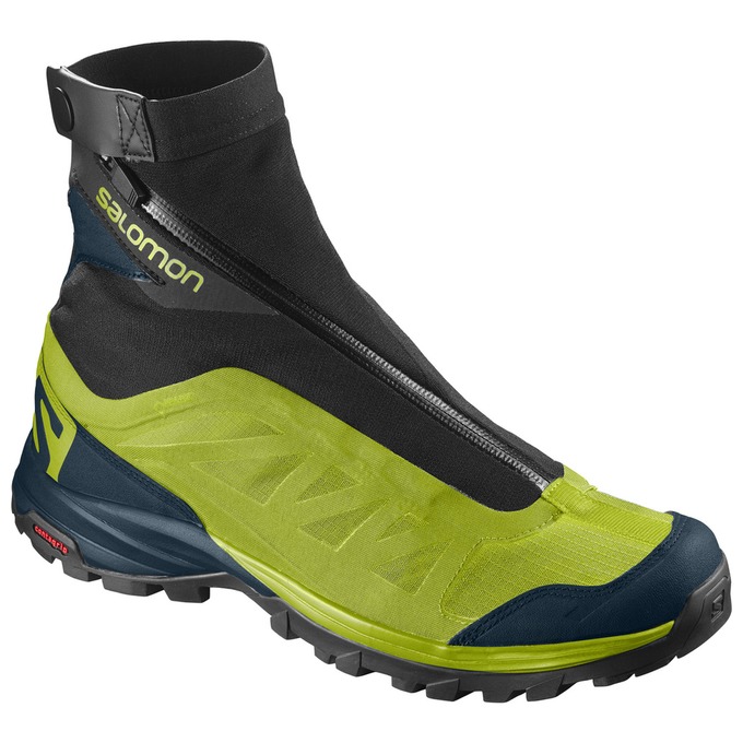 Buty Trekkingowe Męskie Salomon OUTPATH PRO GTX® - Oliwkowe / Czarne - Polska (453-AHPEFX)